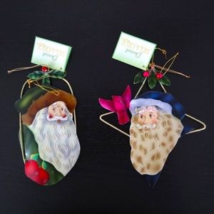 Vintage Enesco Christmas Onarments 1998 / Vintage Enesco Daniel de la Cruz Santa